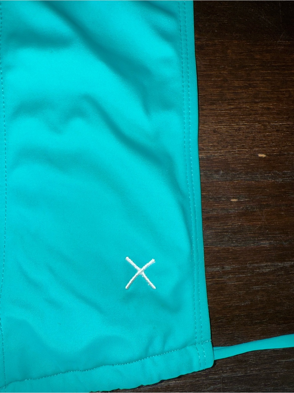 Boutine LA Aqua Blue Bandeau Tie-Side Bikini - Picture 3 of 5